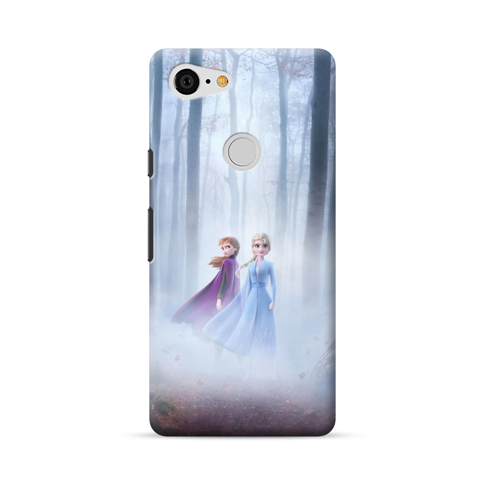 霧の森を歩く姉妹 disney-frozen-3 霧の森を歩く姉妹 disney-frozen-3