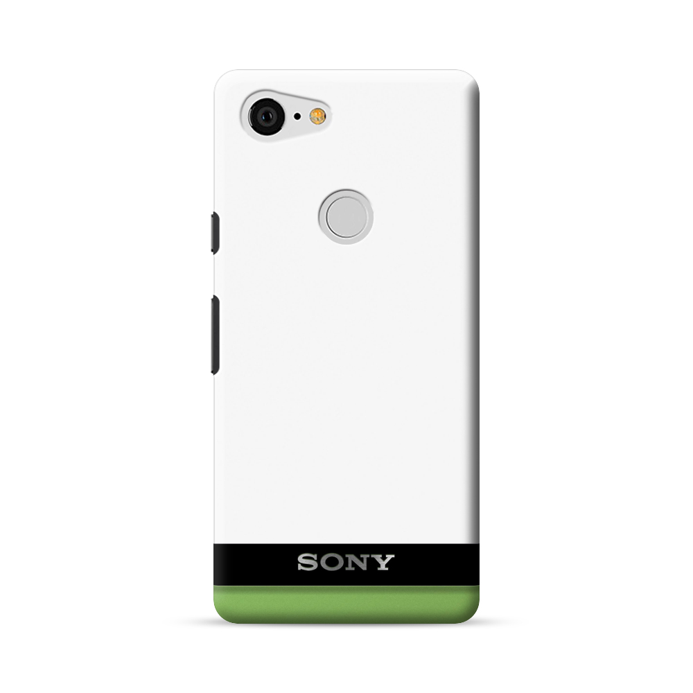 黒ドットパターン Google Pixel 3 XLオリジナルハードケース