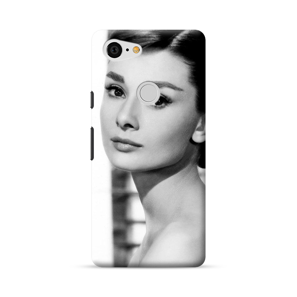 オードリー・ヘプバーン Google Pixel 3 XLオリジナルハードケース
