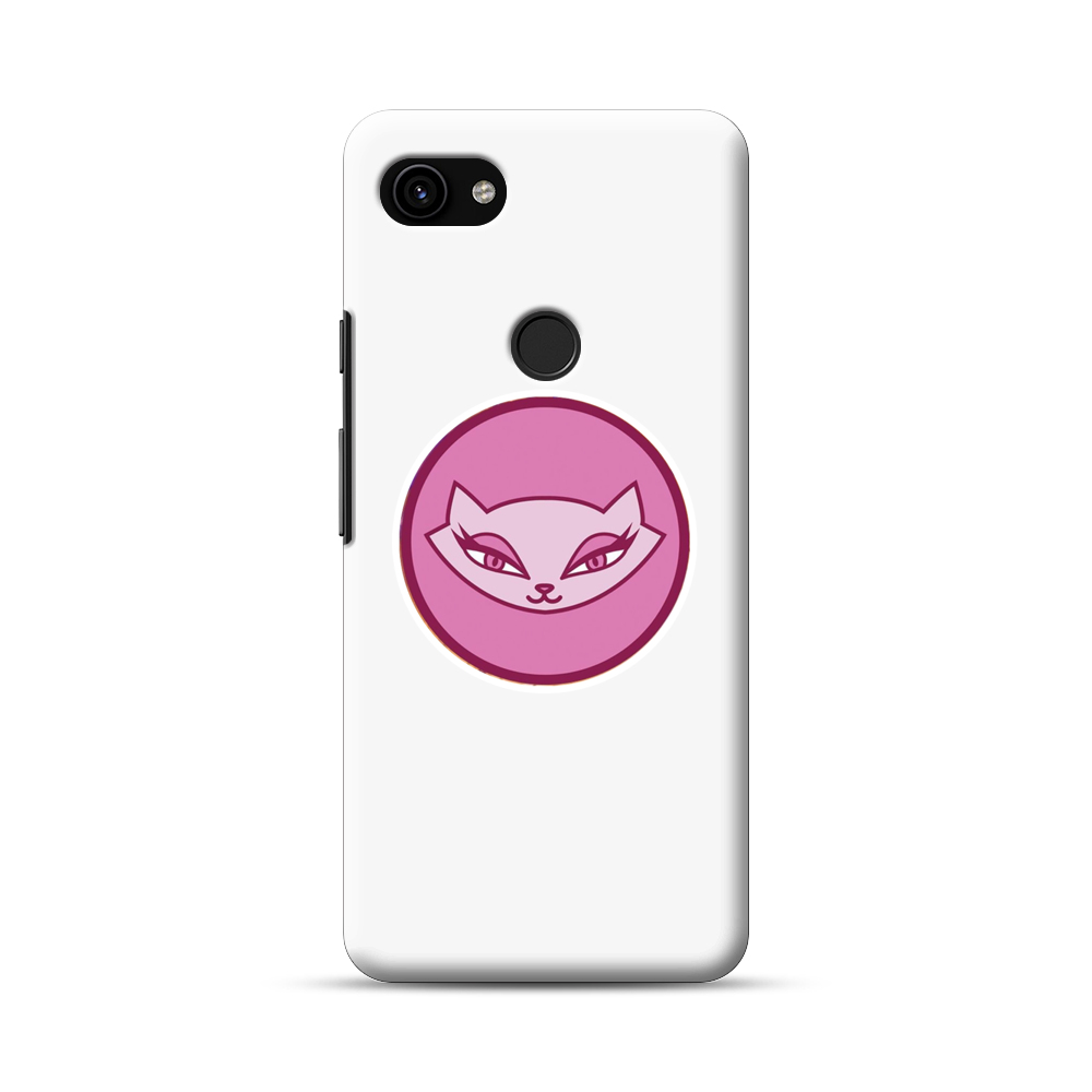 ピンクのキツネの顔 pink-cat ピンクのキツネの顔 pink-cat