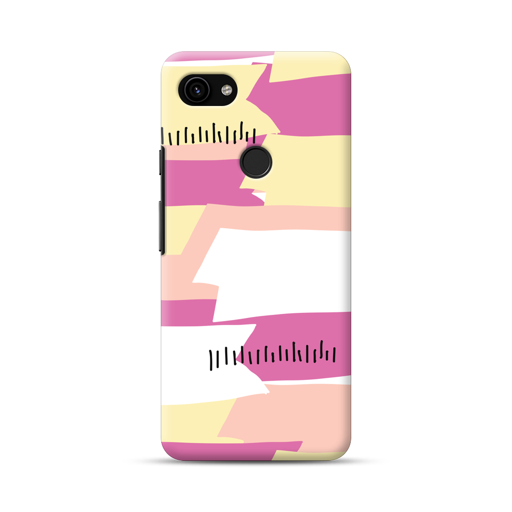 カラフルなストライプ pink-yellow-white カラフルなストライプ pink-yellow-white