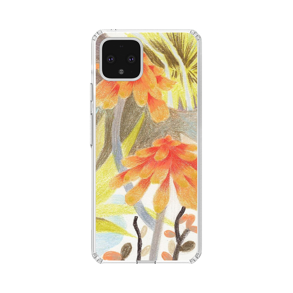 色鮮やかな季節の花々 Google Pixel 4 XLオリジナルケース