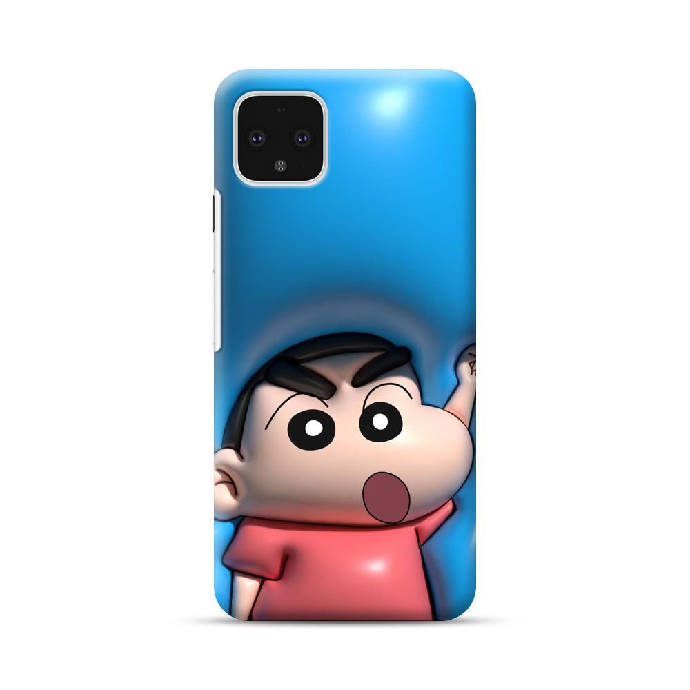 クレヨンしんちゃん驚き Google Pixel 4 XLオリジナルハードケース