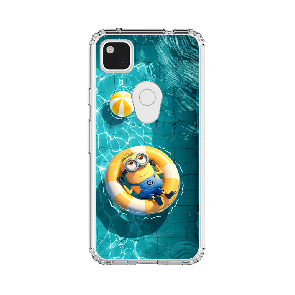 浮き輪でリラックス Google Pixel 4aオリジナルケース