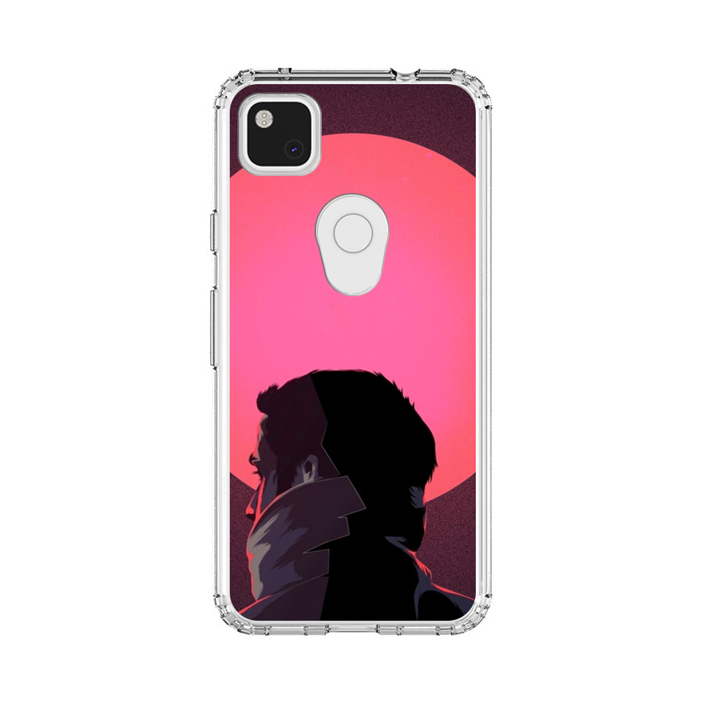 夕日の男性シルエット minimalism-72 夕日の男性シルエット minimalism-72