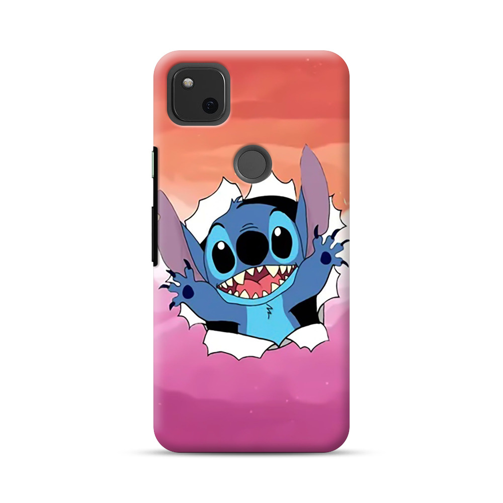 楽しそうなキャラクター Google Pixel 4aオリジナルハードケース