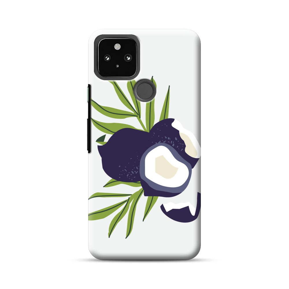 ココナッツと葉 Google Pixel 5a 5Gオリジナルハードケース