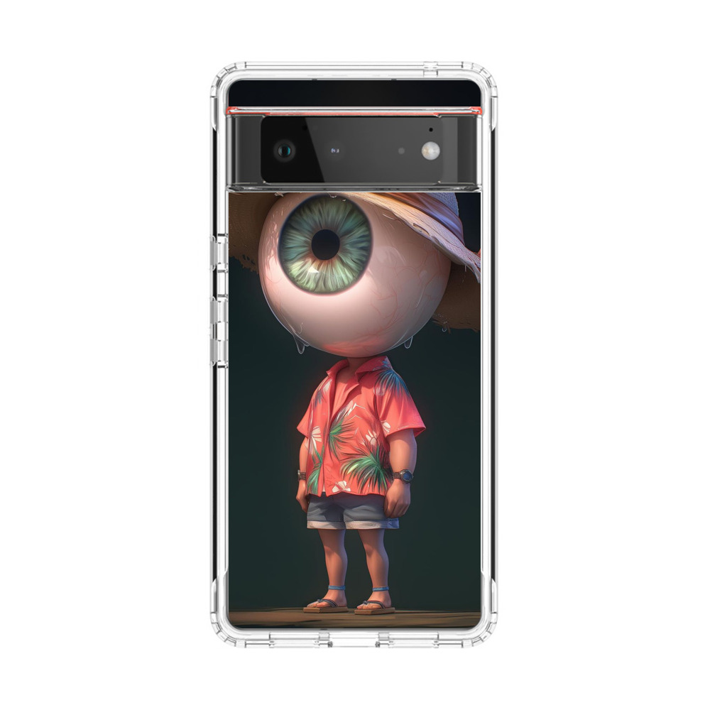 大きな目のキャラクター Google Pixel 6オリジナルケース