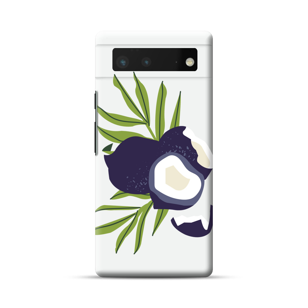 ココナッツと葉 Google Pixel 6オリジナルハードケース