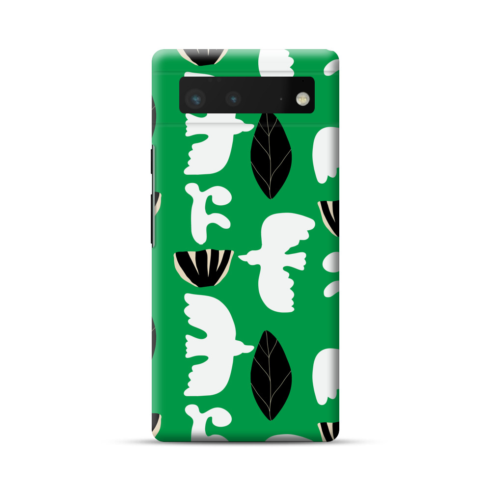 鳥と葉のパターン birds-shadow 鳥と葉のパターン birds-shadow