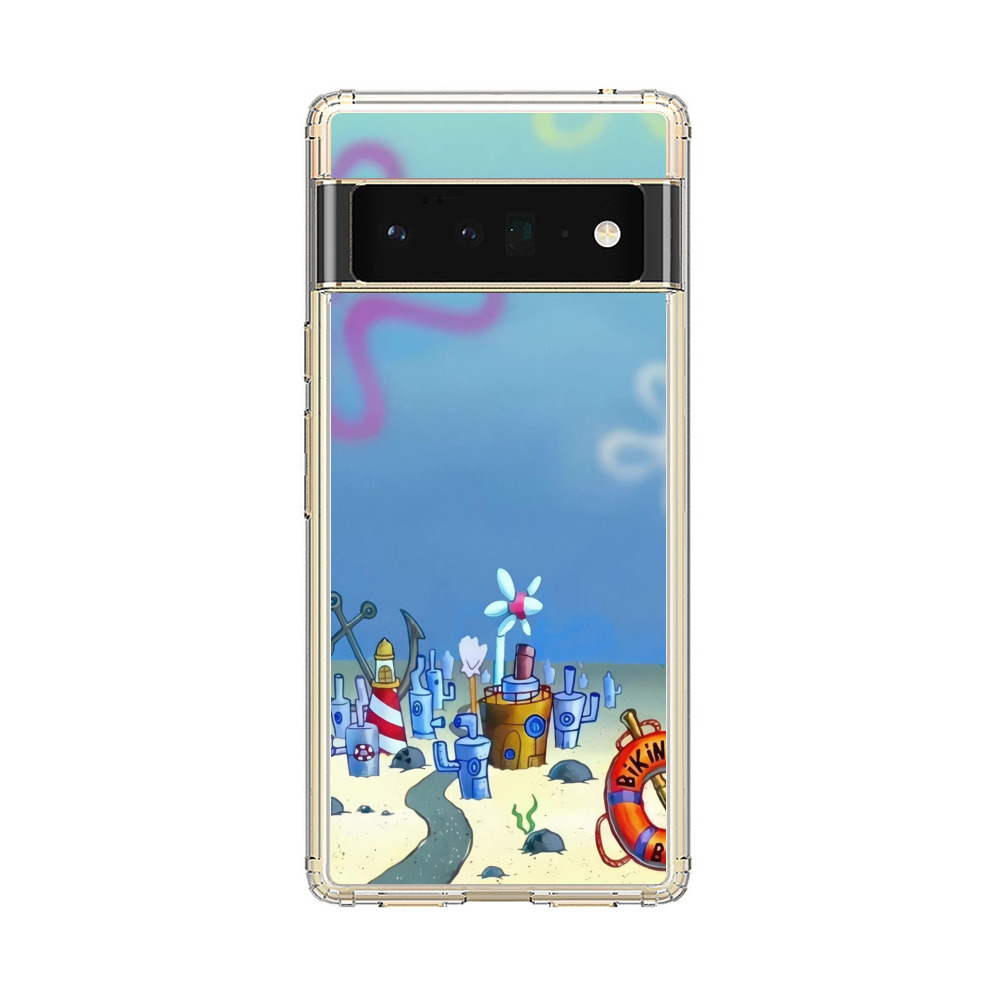 海底都市のイラスト Google Pixel 6 Proオリジナルケース