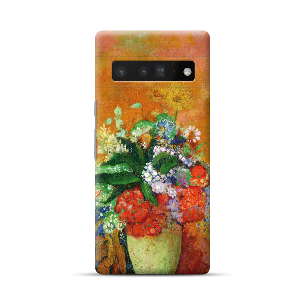 色鮮やかな花のブーケ Google Pixel 6 Proオリジナルハードケース