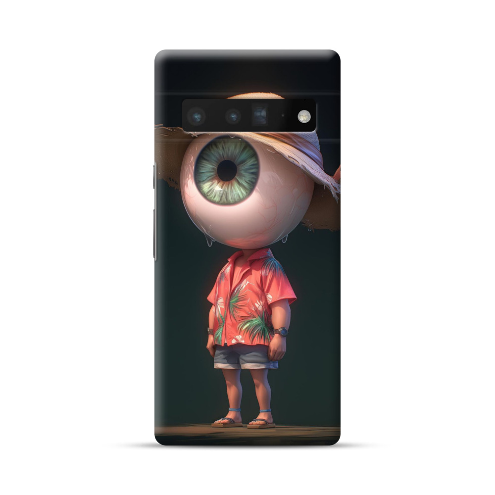 大きな目のキャラクター Google Pixel 6 Proオリジナルハードケース