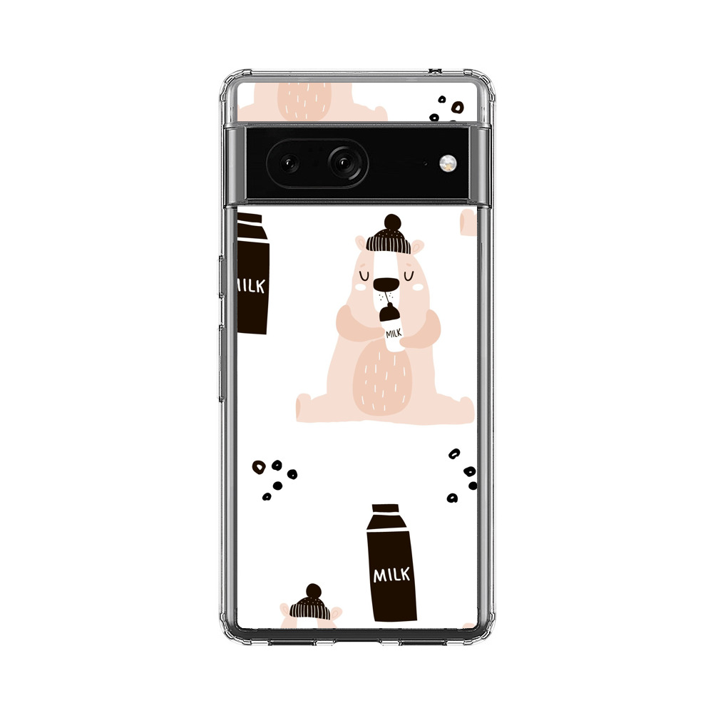 ミルクを飲むクマ Google Pixel 7オリジナルケース