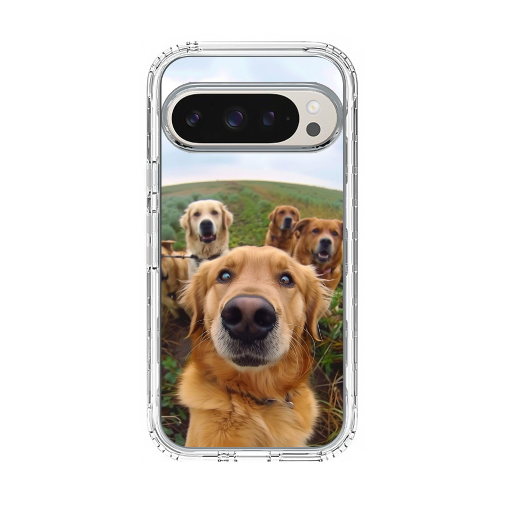 かわいい犬の集合写真 Google Pixel 9 Proオリジナルケース