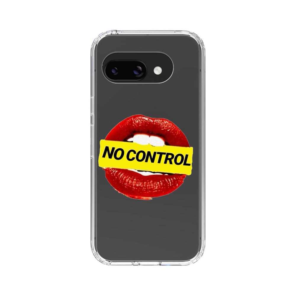 赤い唇と警告 Google Pixel 9aオリジナルケース