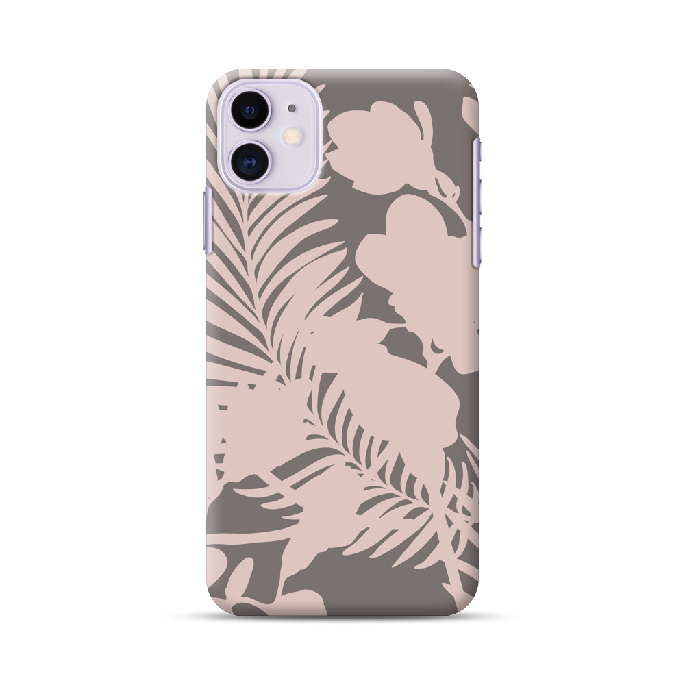 花と葉のパターン dirty-pink-tropical 花と葉のパターン dirty-pink-tropical