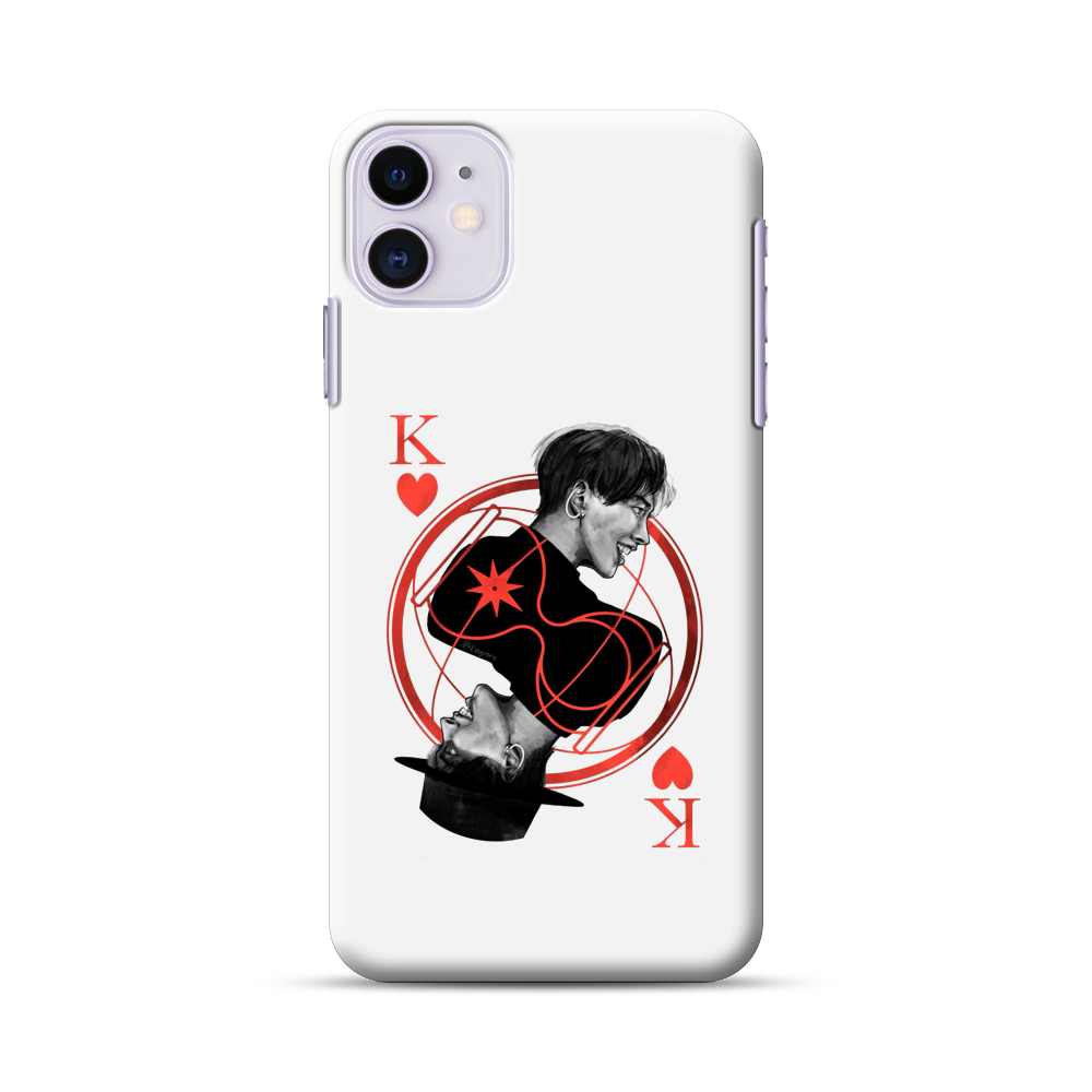 キングのカードイラスト iPhone 11オリジナルハードケース