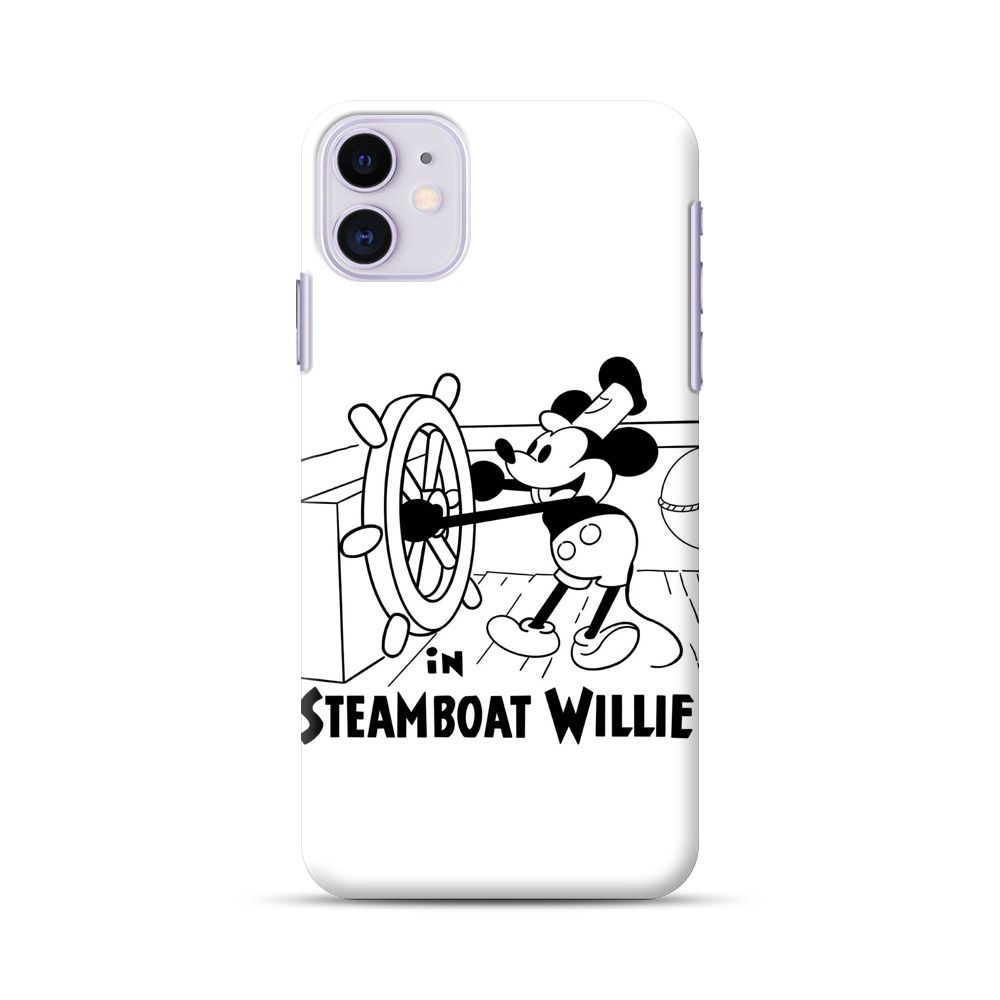 ミッキーマウス舵取り iPhone 11オリジナルハードケース