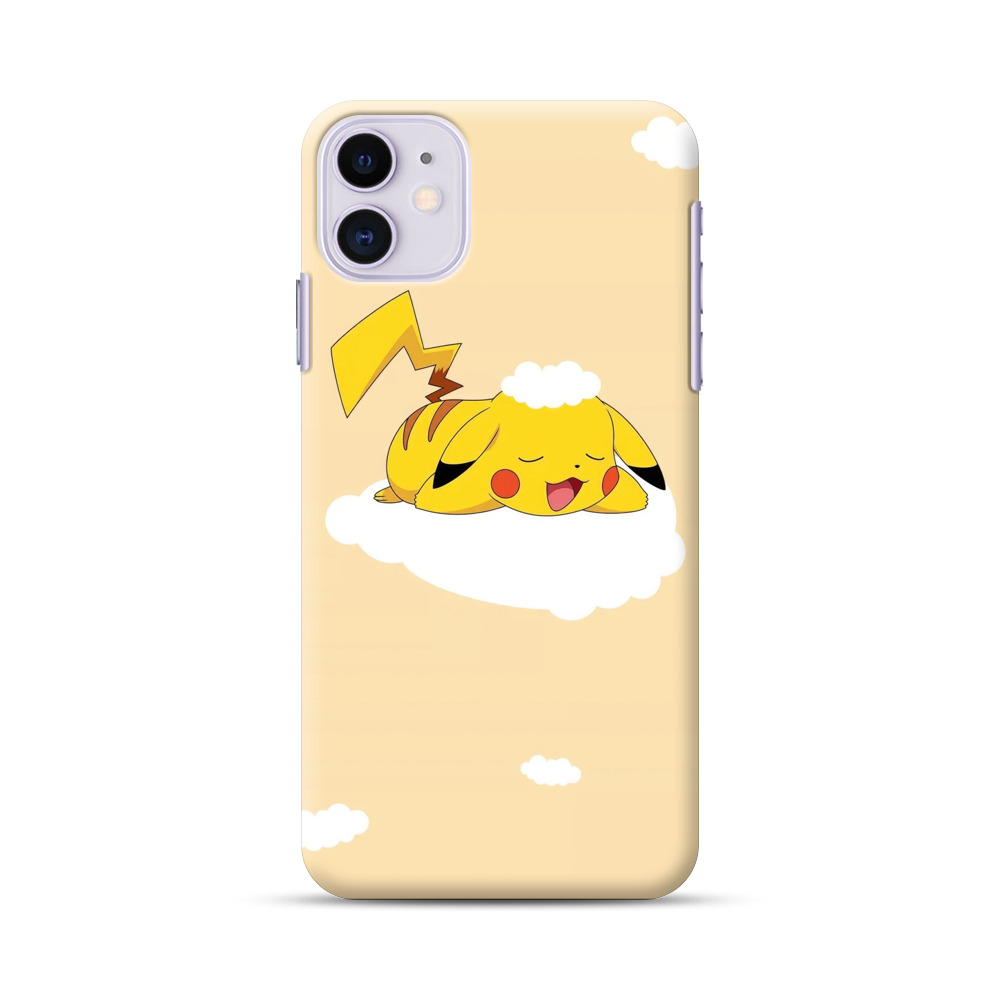雲で眠るピカチュウ iPhone 11オリジナルハードケース