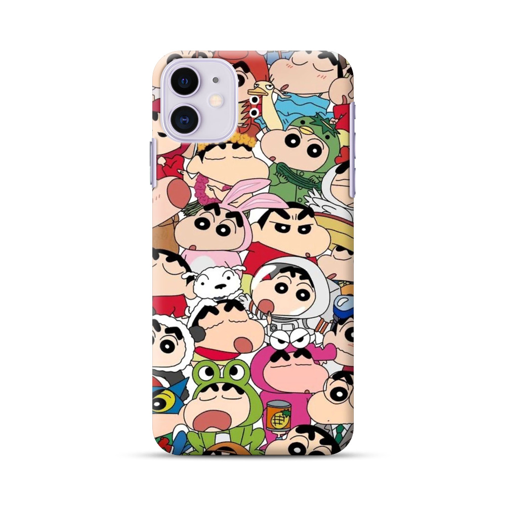 しんちゃんのキャラクターたち iPhone 11オリジナルハードケース