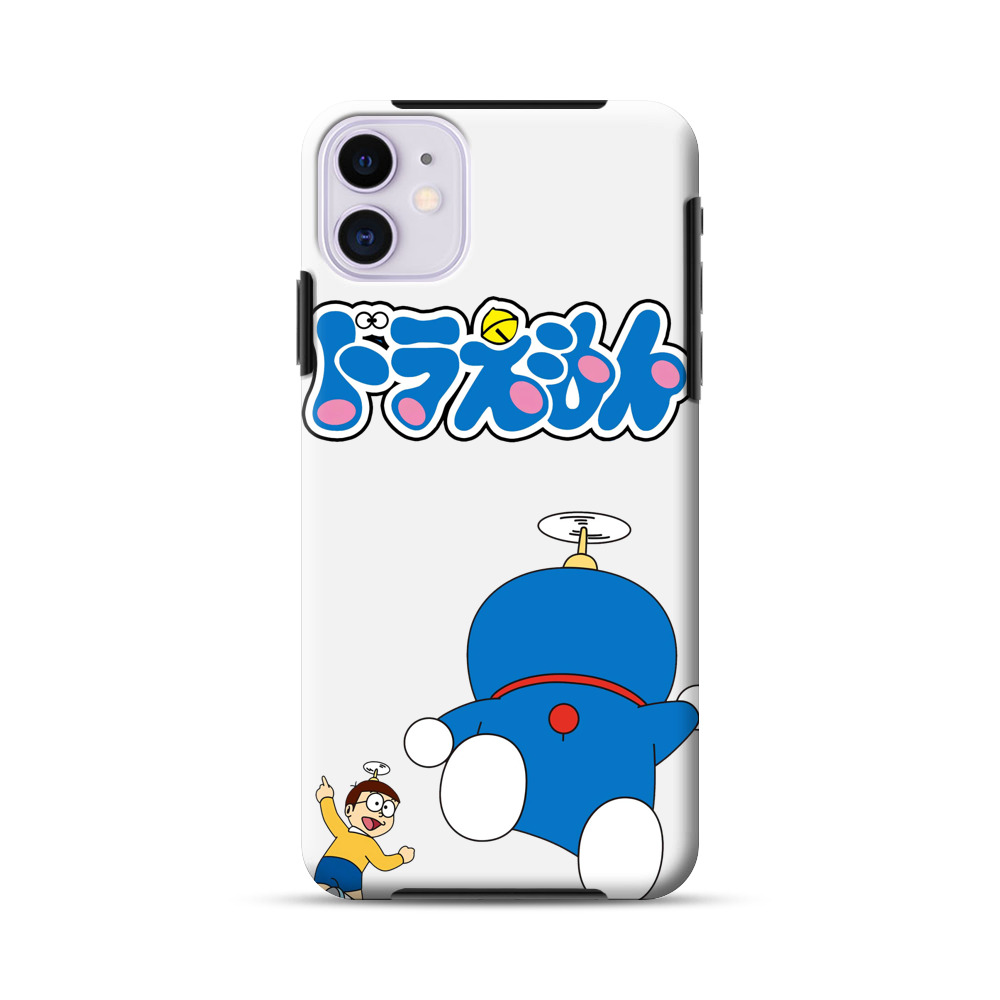 ドラえもんロゴとヘリ iPhone 11オリジナル耐衝撃ケース