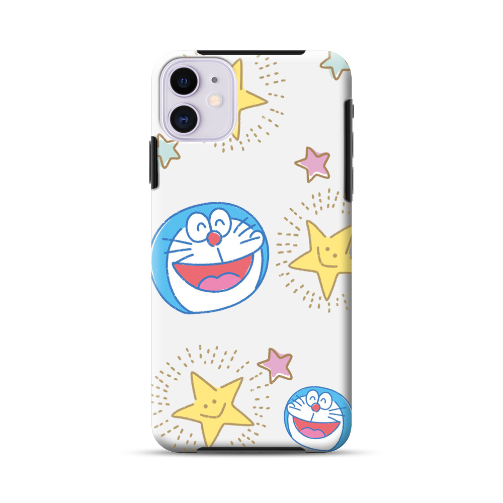 笑顔のドラえもんと星 iPhone 11オリジナル耐衝撃ケース