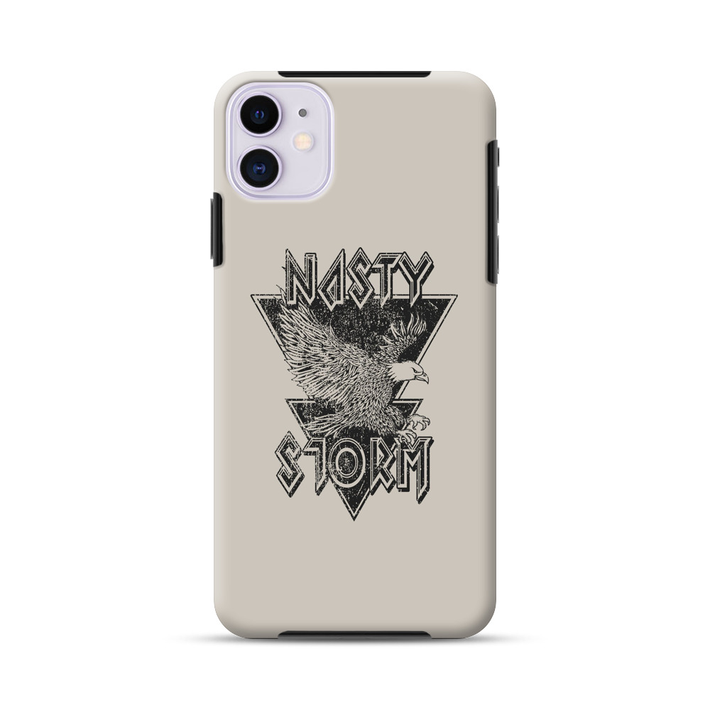 イーグルと嵐のデザイン iPhone 11オリジナル耐衝撃ケース
