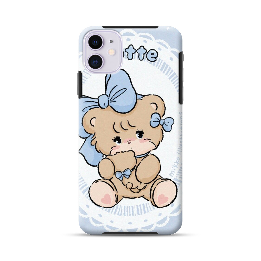 ラテのクマ iPhone 11オリジナル耐衝撃ケース