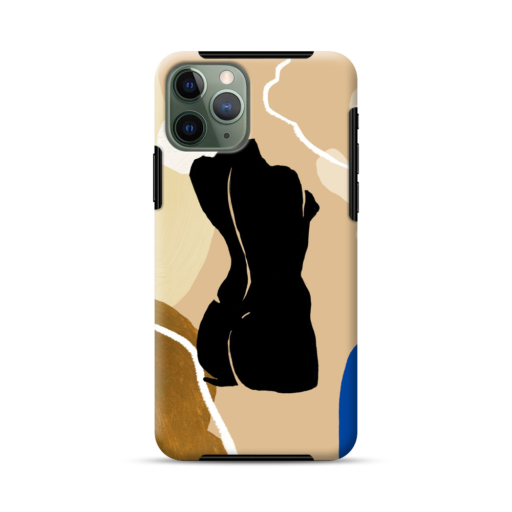抽象的な女性のシルエット iPhone 11 Proオリジナル耐衝撃ケース