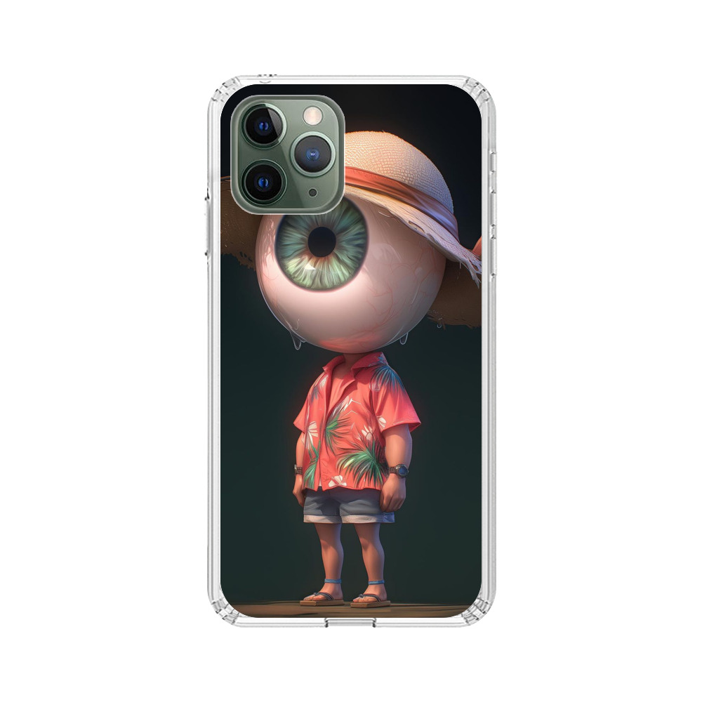 大きな目のキャラクター iPhone 11 Pro Maxオリジナルケース
