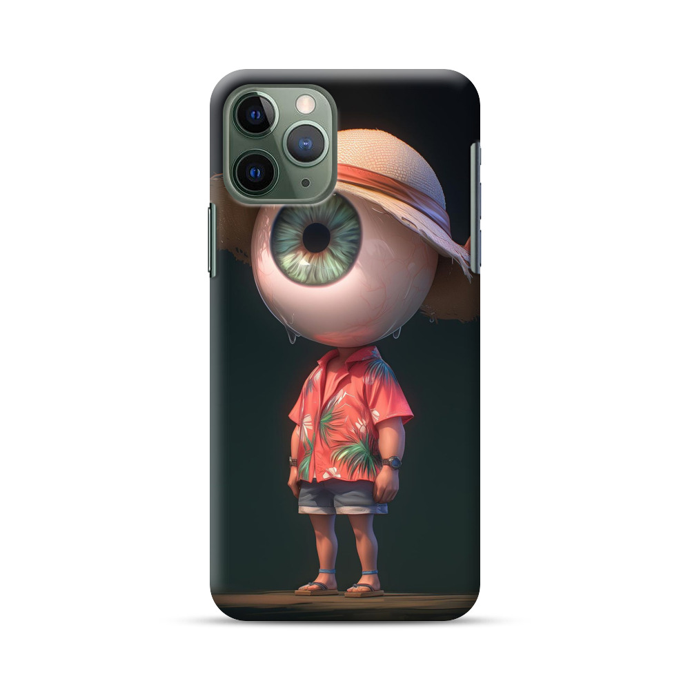 大きな目のキャラクター iPhone 11 Pro Maxオリジナルハードケース