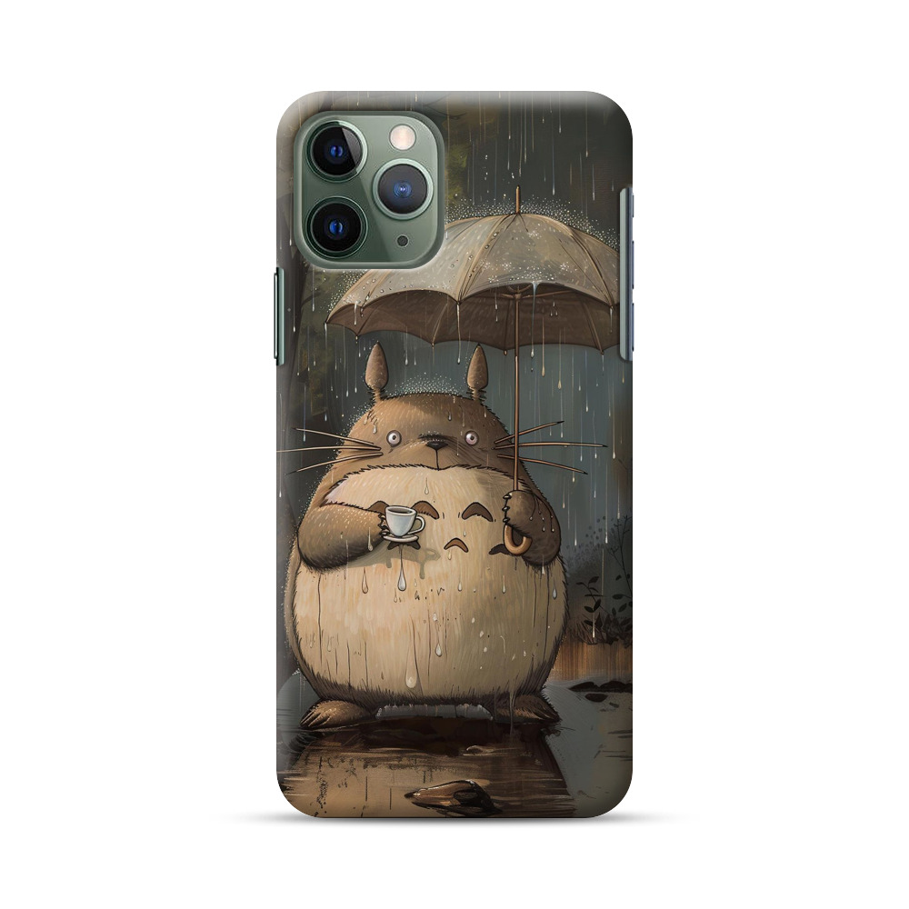 雨の中のトトロ iPhone 11 Pro Maxオリジナルハードケース