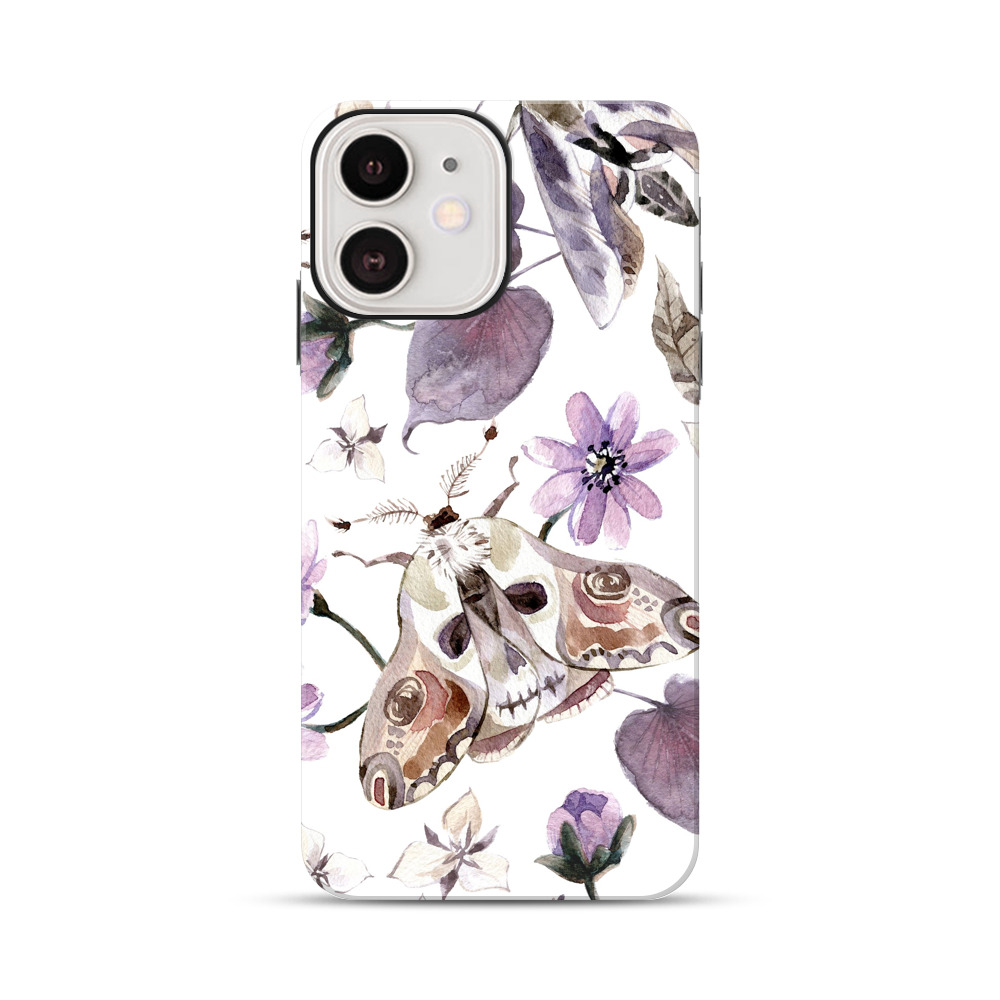 flower iPhone 12オリジナル耐衝撃ケース
