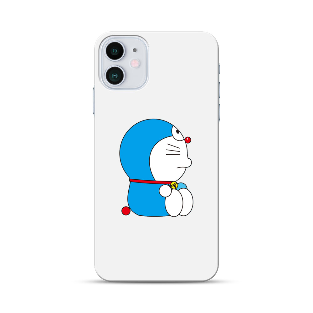 座るドラえもん iPhone 12 Miniオリジナルハードケース