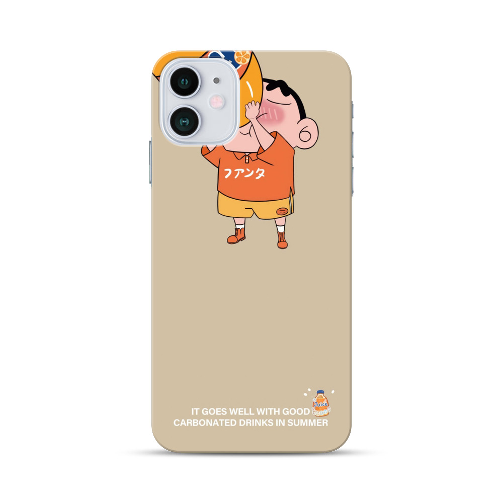 オレンジ服の子供 iPhone 12 Miniオリジナルハードケース