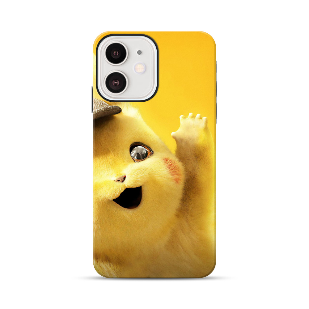 かわいい黄色モンスター iPhone 12 Miniオリジナル耐衝撃ケース