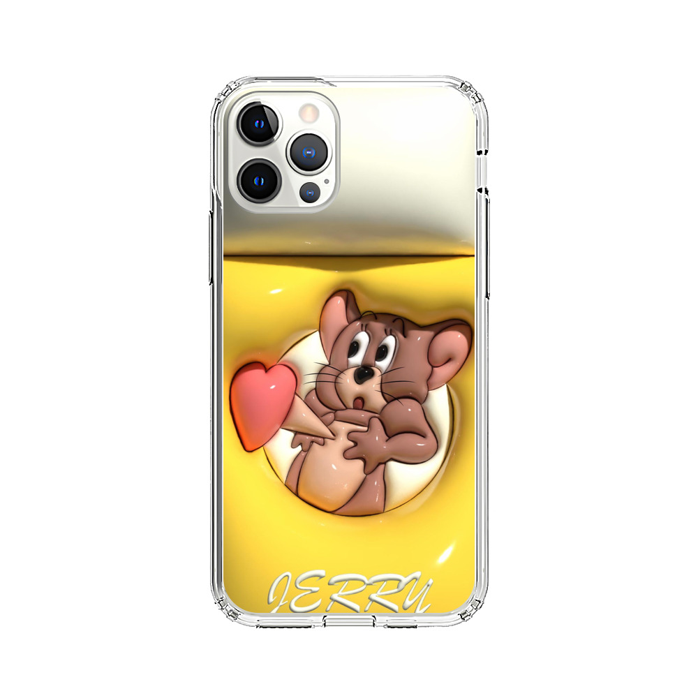 かわいい驚くネズミ iPhone 12 Pro Maxオリジナルケース