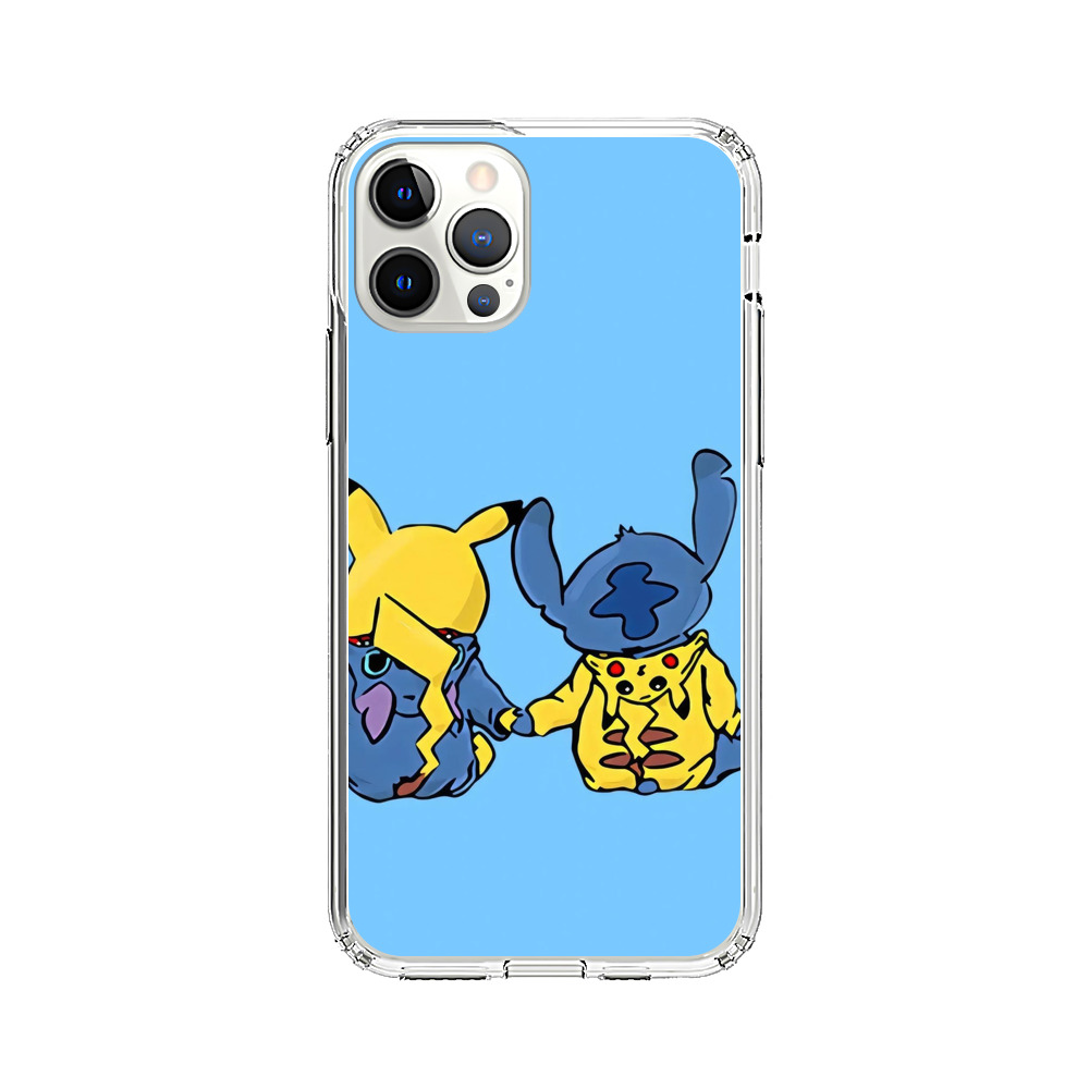 ピカチュウとスティッチ iPhone 12 Pro Maxオリジナルケース