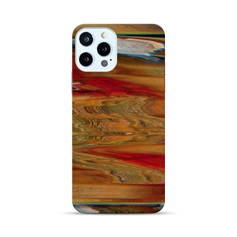 抽象的な波紋模様 iPhone 12 Pro Maxオリジナルハードケース