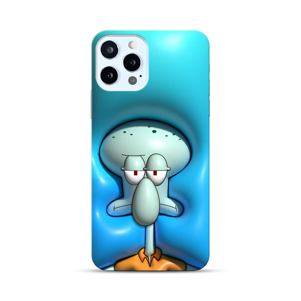 イカのキャラクター iPhone 12 Pro Maxオリジナルハードケース