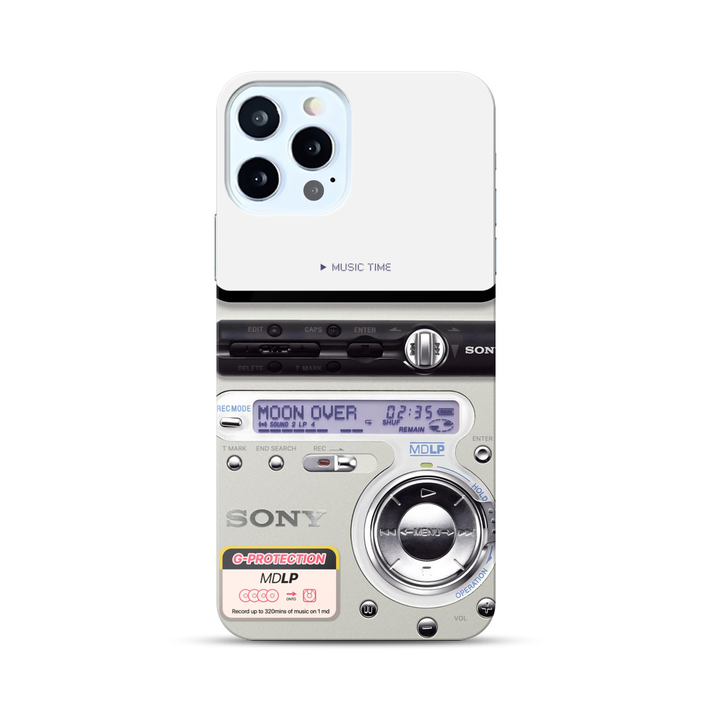 レトロなMDプレーヤー gameboywalkman_silver レトロなMDプレーヤー gameboywalkman_silver