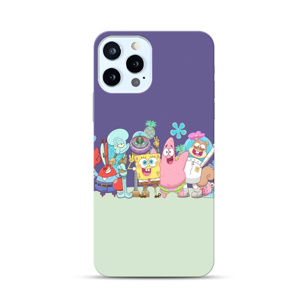 スポンジボブ海の仲間たち iPhone 12 Pro Maxオリジナルハードケース