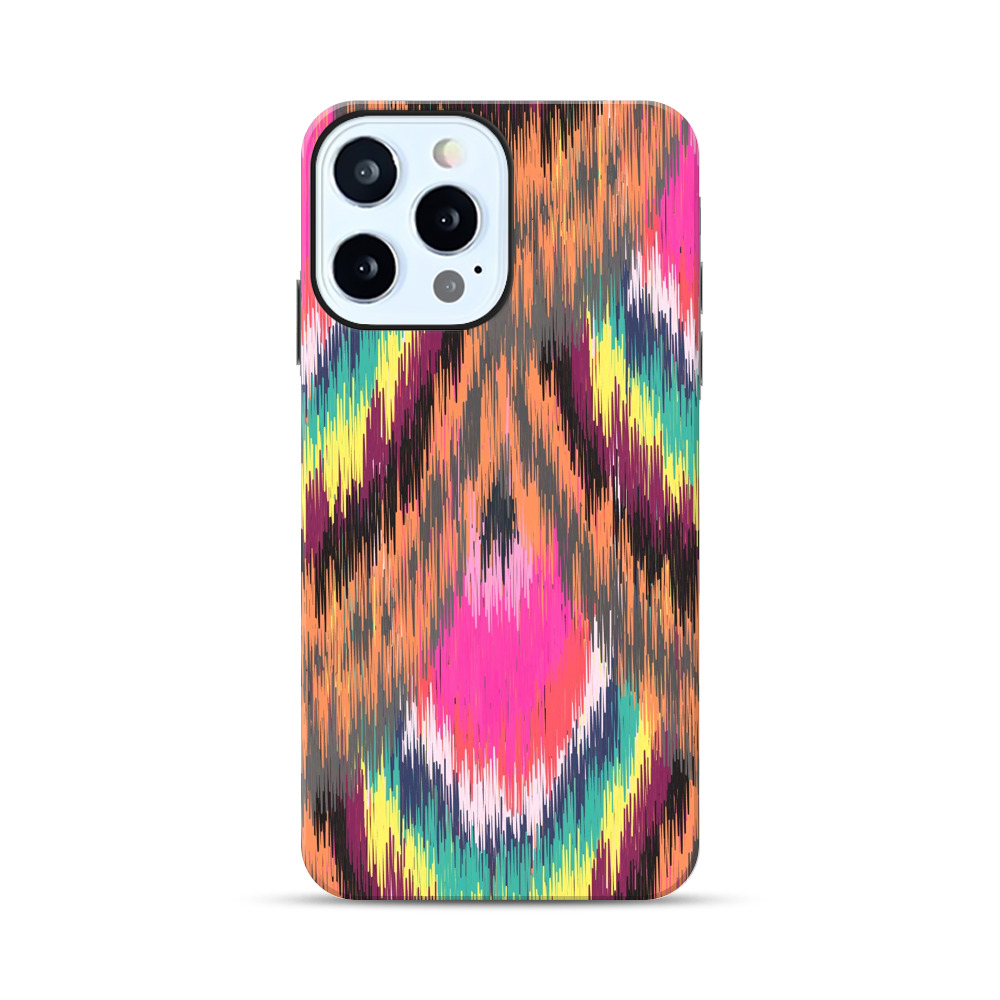 カラフルなパターン iPhone 12 Pro Maxオリジナル耐衝撃ケース