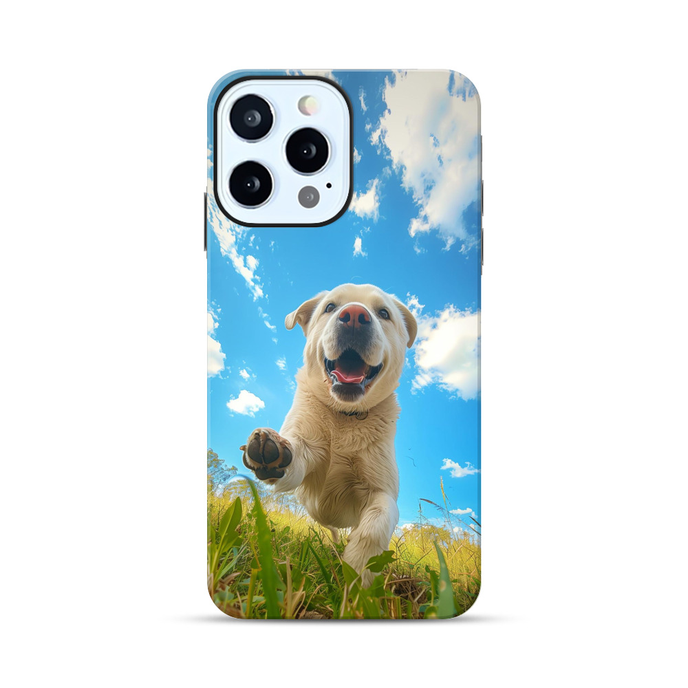 笑顔のラブラドール iPhone 12 Pro Maxオリジナル耐衝撃ケース