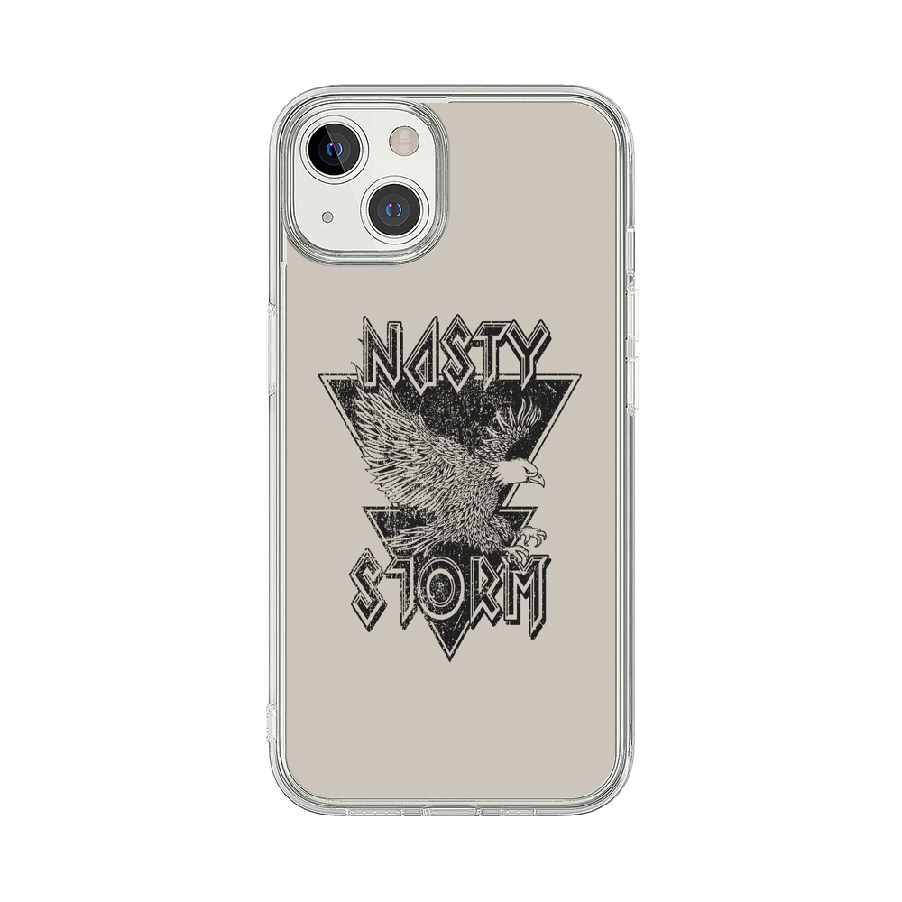 イーグルと嵐のデザイン iPhone 13オリジナルケース