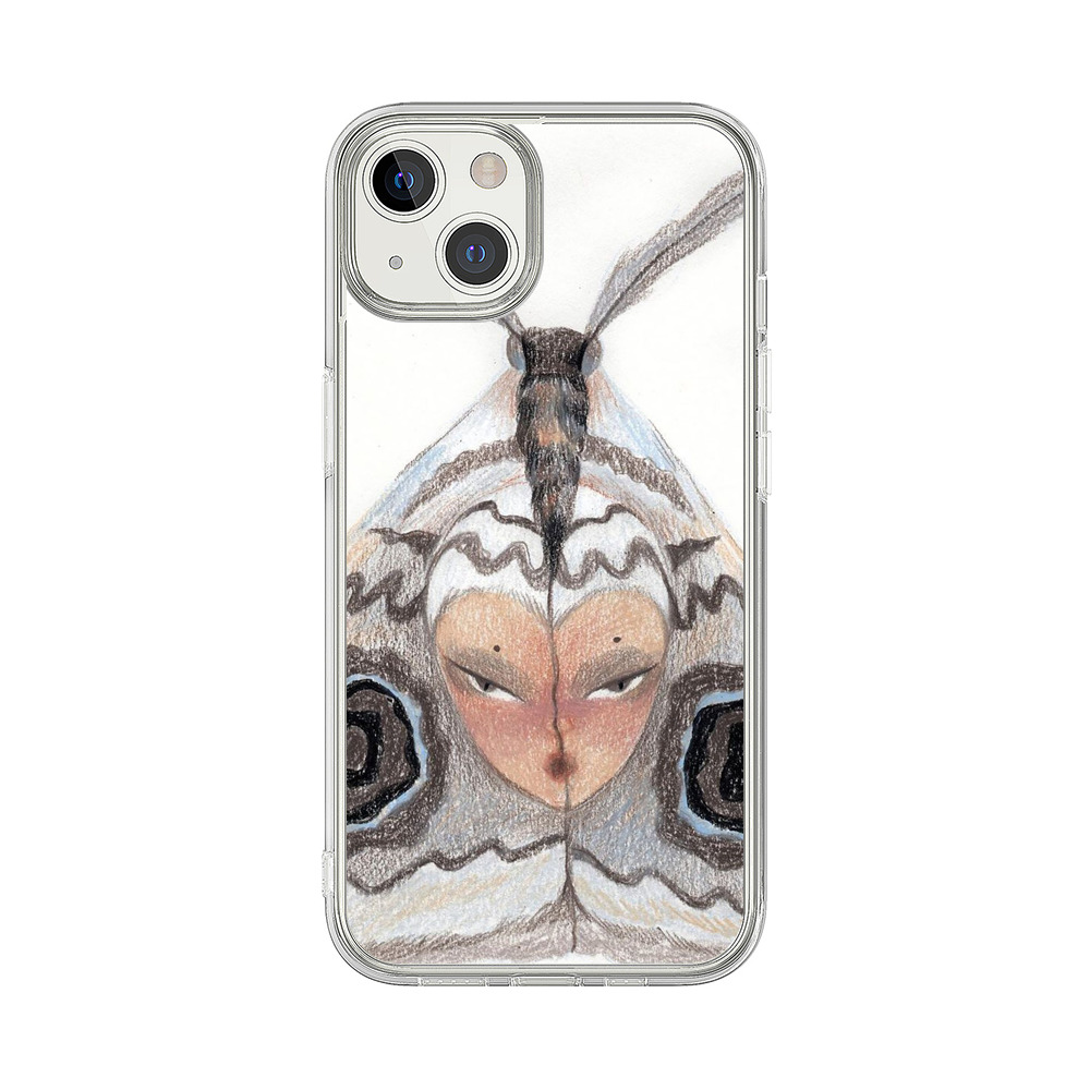 人面蛾のイラスト iPhone 13オリジナルケース