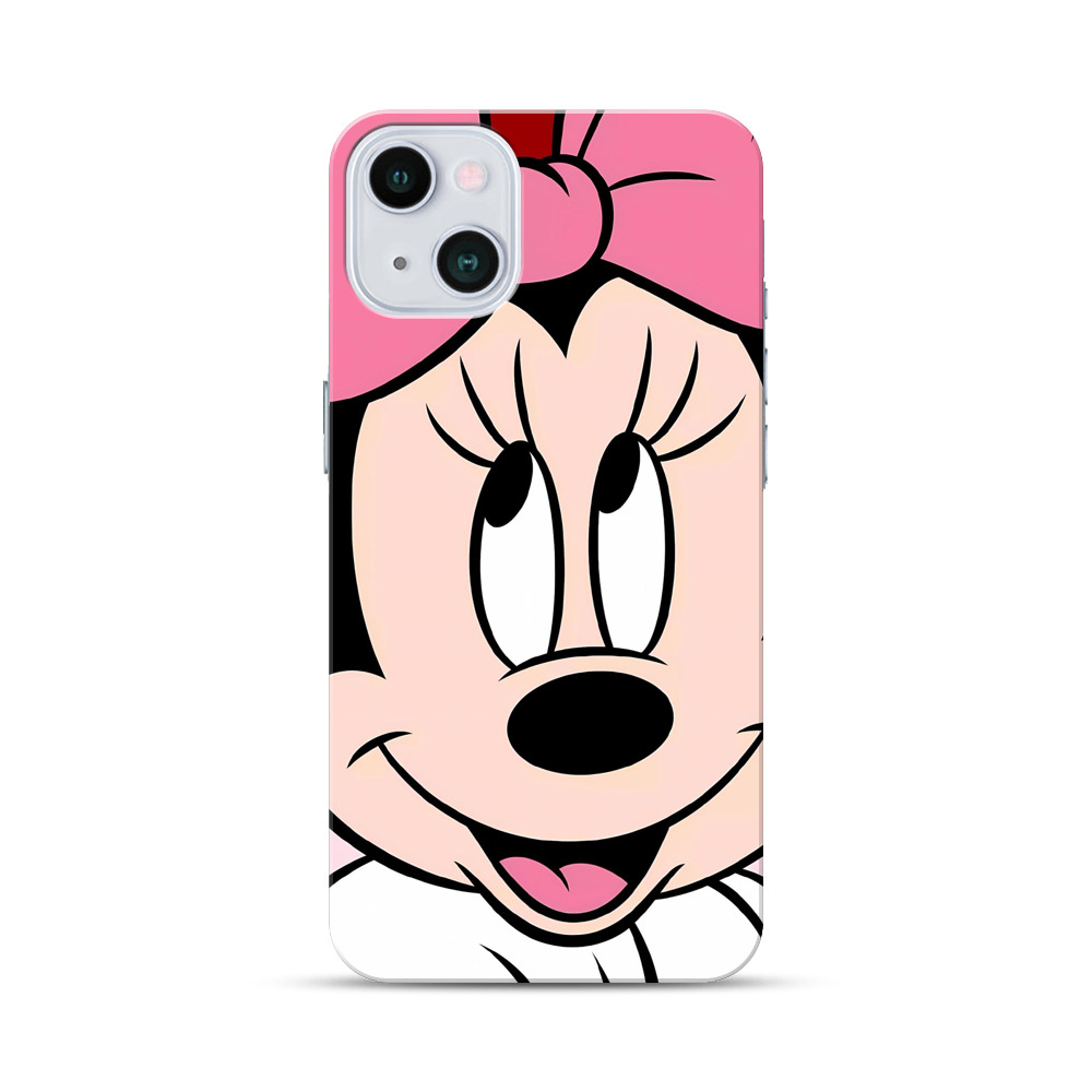 ミニーマウスの顔アップ iPhone 13 Miniオリジナルハードケース