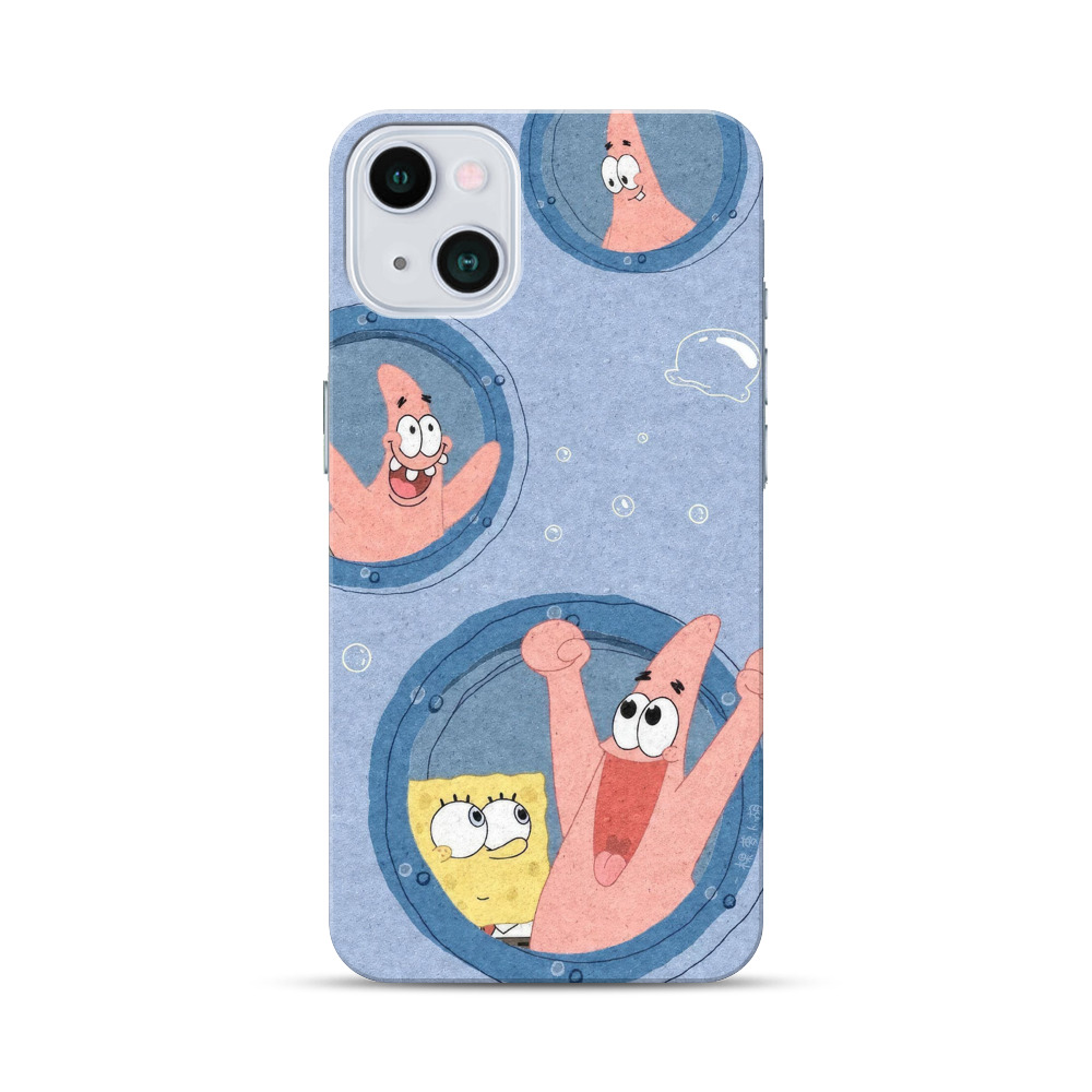 楽しそうなパトリック iPhone 13 Miniオリジナルハードケース