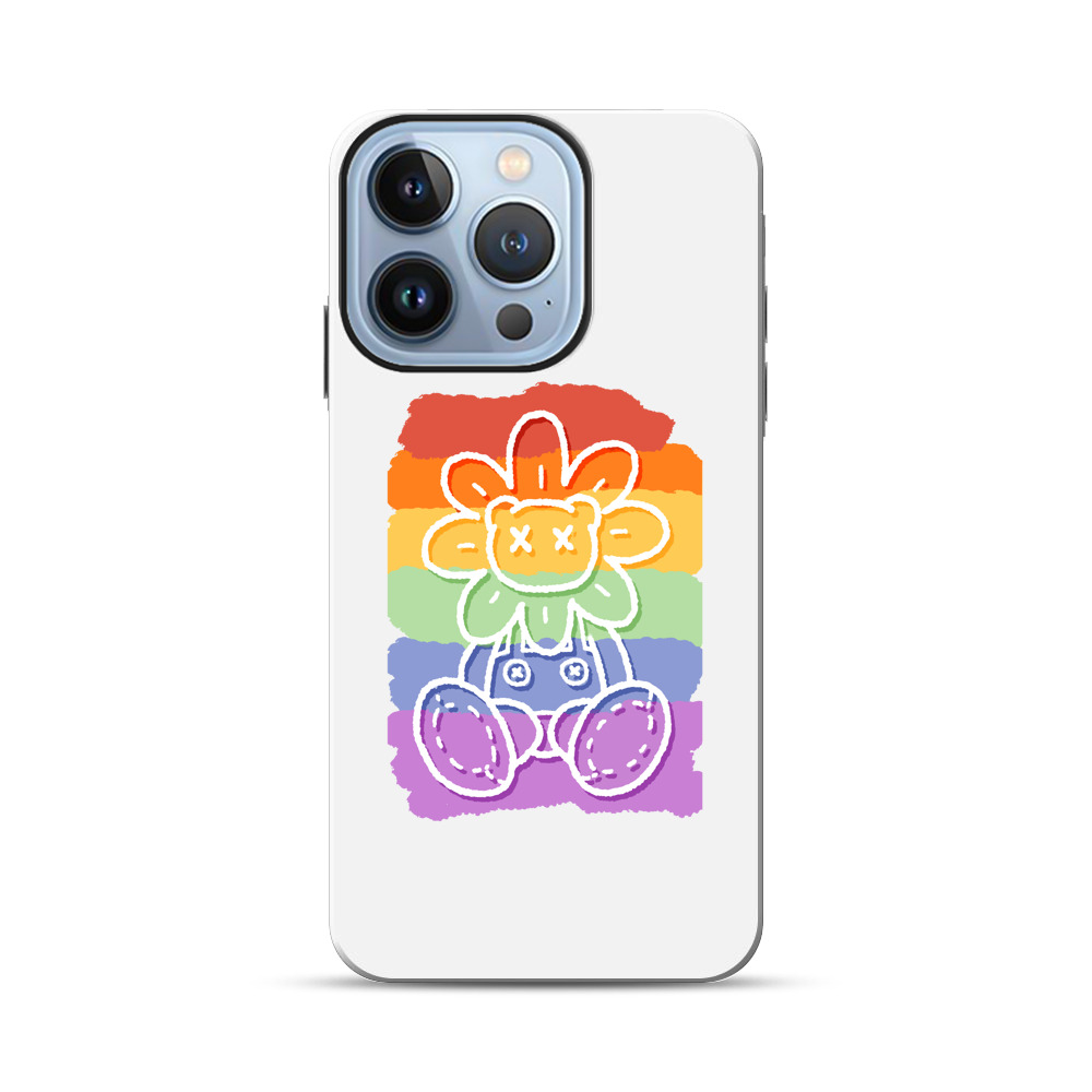 カラフルな花のキャラクター rainbow-bear カラフルな花のキャラクター rainbow-bear